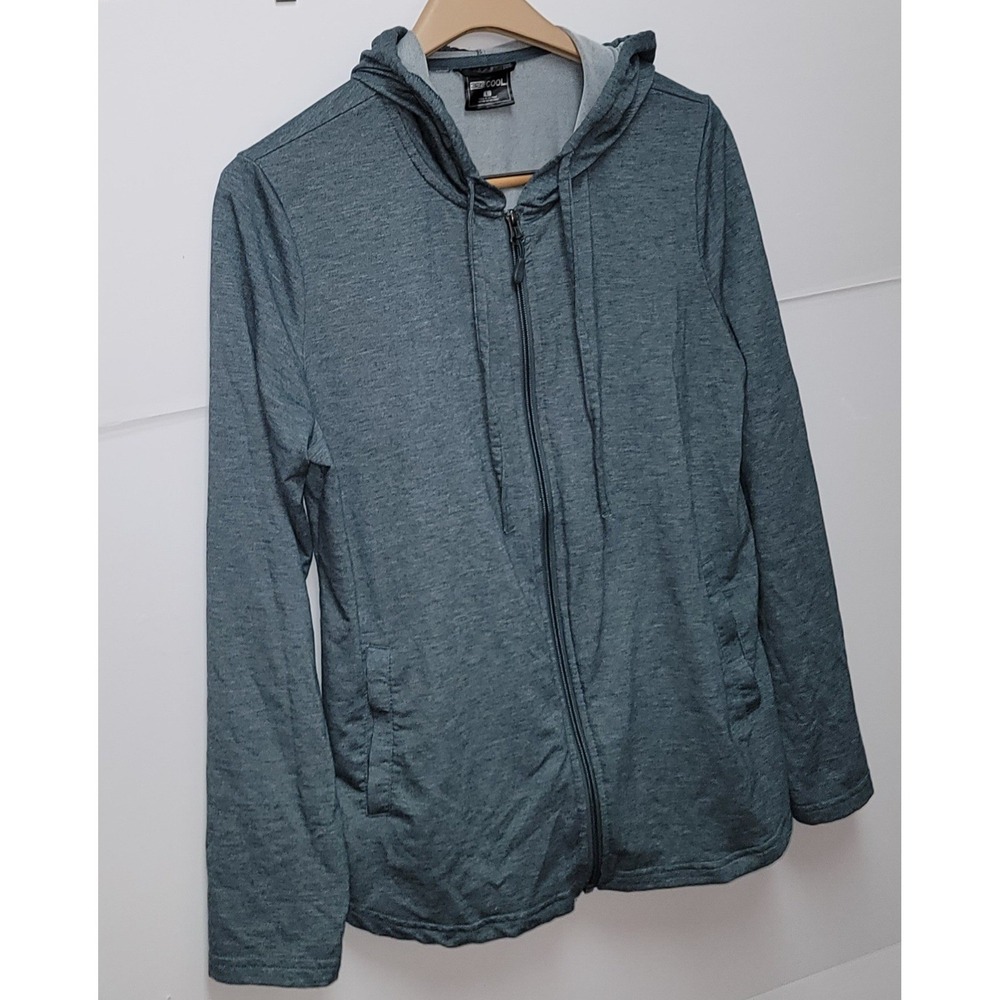 32 Degrees Cool Women's Lightweight Hooded Jacket Sz L pockets Athleisure Sporty - Picture 7 of 11